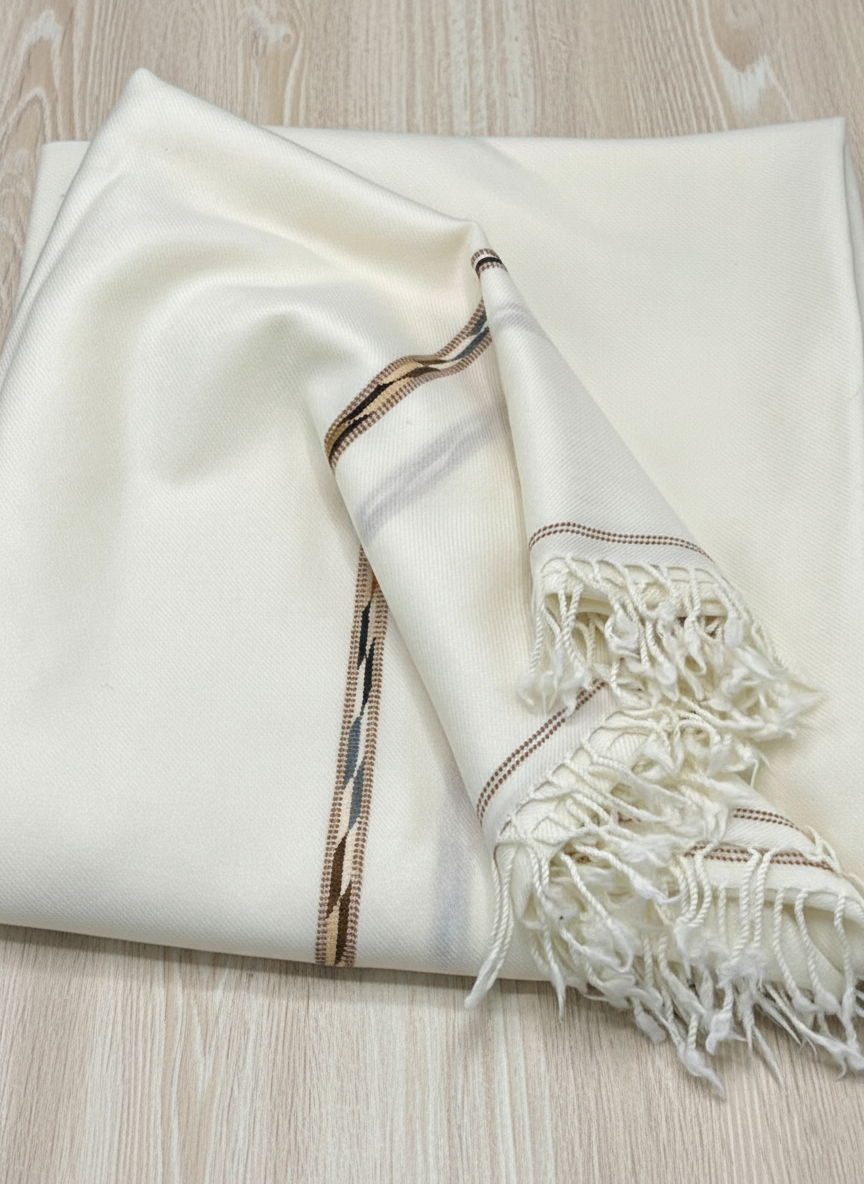 White Wool Shawls