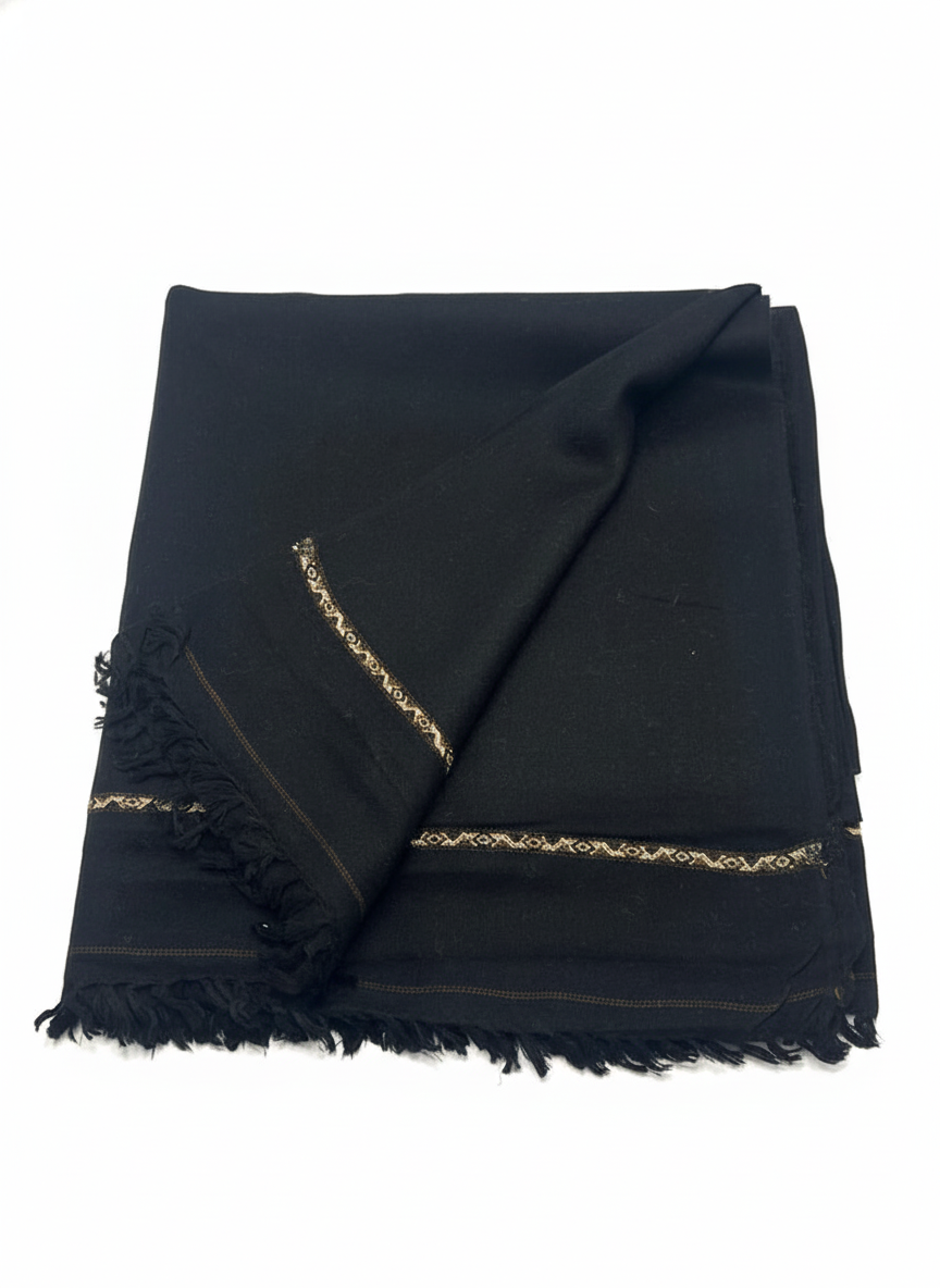 Black Wool Shawls