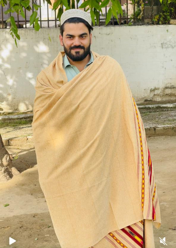 Camel Velvet Khaddi Shawls